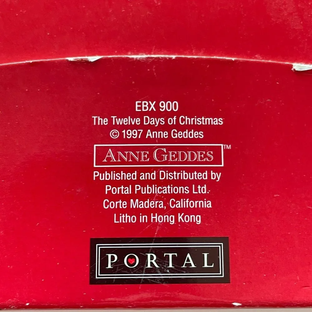 Vintage The Anne Geddes Greeted Card Christmas Collection with Envelope Lot‎ 22